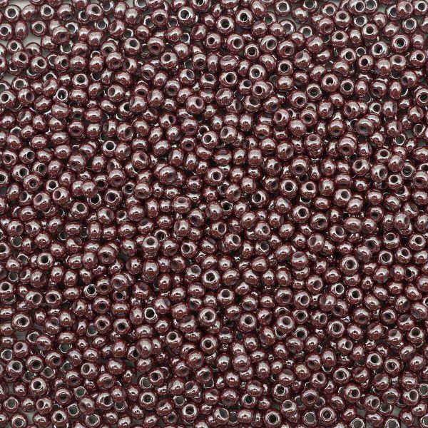 Бисер Preciosa непрозрачный с жемчужным покрытием 10/0, круг.отв., 50г, (18601)