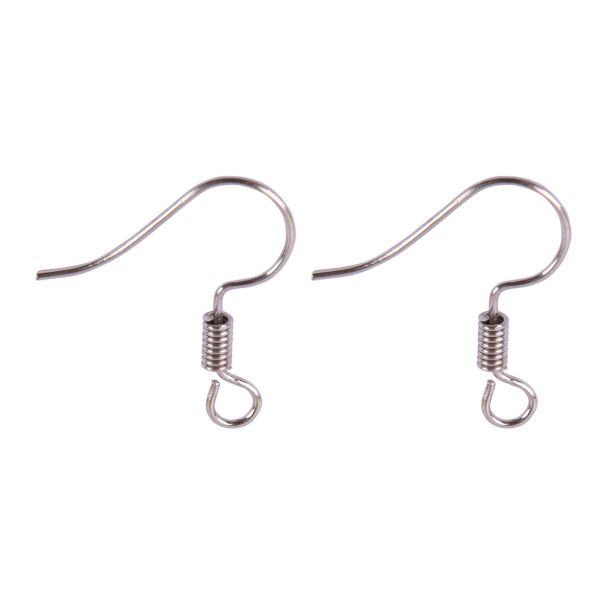 Швензы 15 мм, 100 шт, ±5 шт, №02 никель, Zlatka DC-071