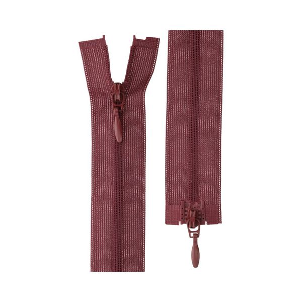 Молния спираль потайная плательная Т3 (3 мм) 2 зам., разъем., 30 см, 175 т.бордовый, G103L2 Gamma, 10 шт