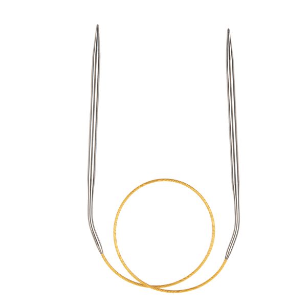 Спицы круговые ⌀3.5 мм, 40 см, с металлическим тросиком, Alpina SIL-40