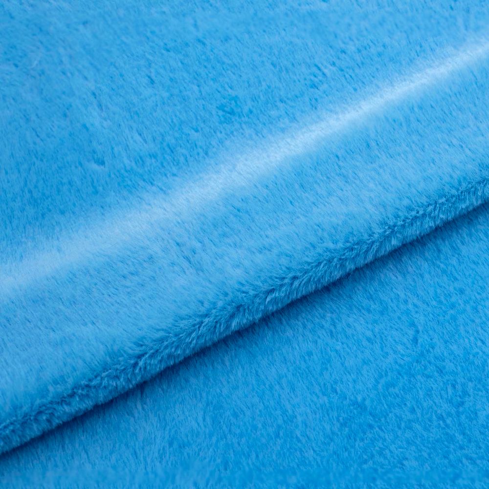 Мех "Кролик" ворс 8мм, 48 смх50 см, голубой