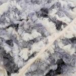 Пряжа Astra Premium (Астра Премиум) Тедди букле / уп.1 мот. по 150 г, 35 м, 12 серо-белый принт