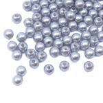 Бусины пластик (жемчуг) ⌀8 мм, 25 г, Astra&Craft (MH.КР.08.029.02 серый)