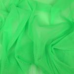 Сетка бельевая эластичная матовая 40 г/м², шир.150 см / 10 метров, 60 неон салат /TL.60.10/