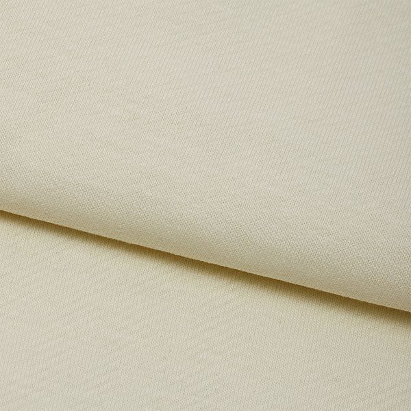 Футер 2-нитка петля поликоттон стрейч 220 г/м², 160 см / 3 метра, ФУТ2Х.TBY.ХЛ-ПЭ.S801.3, цв.S801 молочный