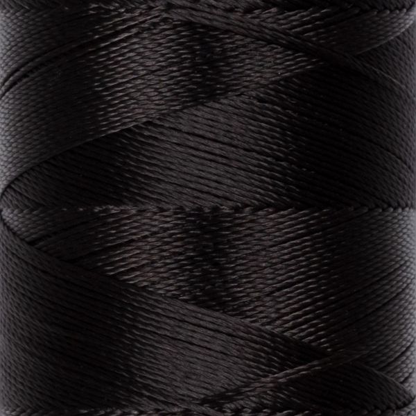 Нитки обувные капрон 50К, 200 м, 10 шт, 02 черный