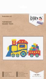 Набор для вышивания нитками Klart, Паровозик