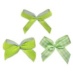 Набор текстильных бантиков, 100 шт, 405 салатовый, Annet BDR