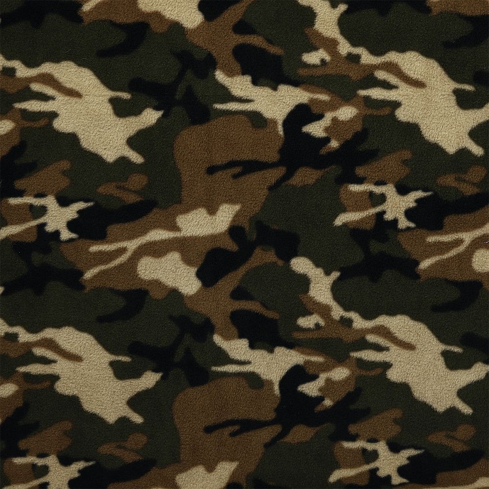 Флис 2-сторонний 240 г/м², 150 см / 10 метров, N-TBY-0240-К1, цв.К1 камуфляж