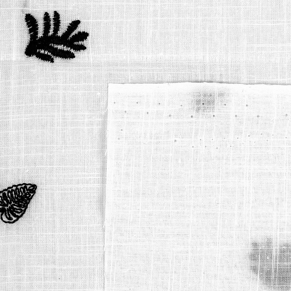 Ткань шитьё (прошва) 100 г/м², 150 см / 2 метра, TBY.Emb.A823.2.2, цв.02 белый