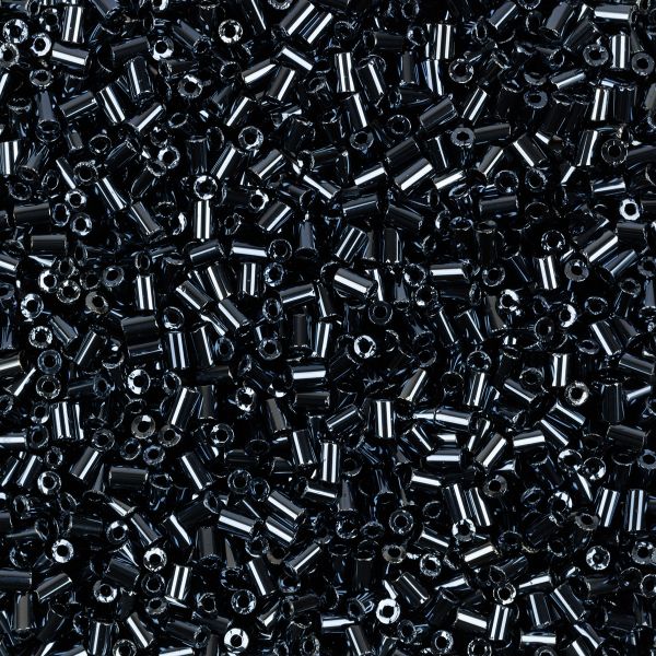 Бисер Preciosa Bugles 2.3 мм, 50 г, 49102 серый/перламутр, 351-12001