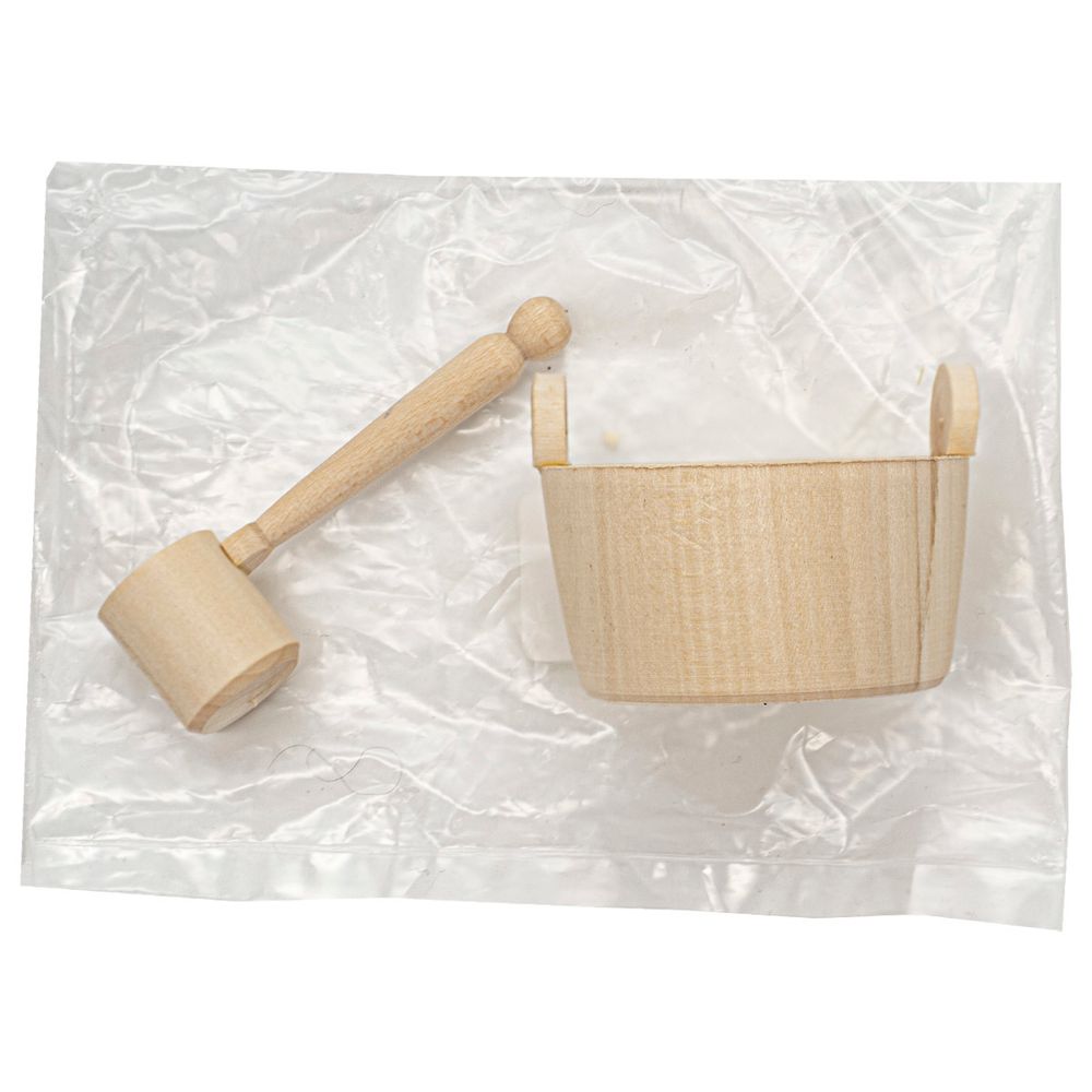 Заготовка для декорирования Ушат, h4х8,5см, 1 шт