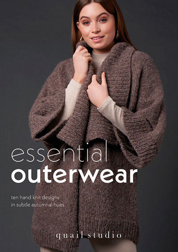 Книга. Rowan &quot;Essential Outerwear&quot;, дизайн Quail Studio, 10 моделей, 978-1-9162445-7-3