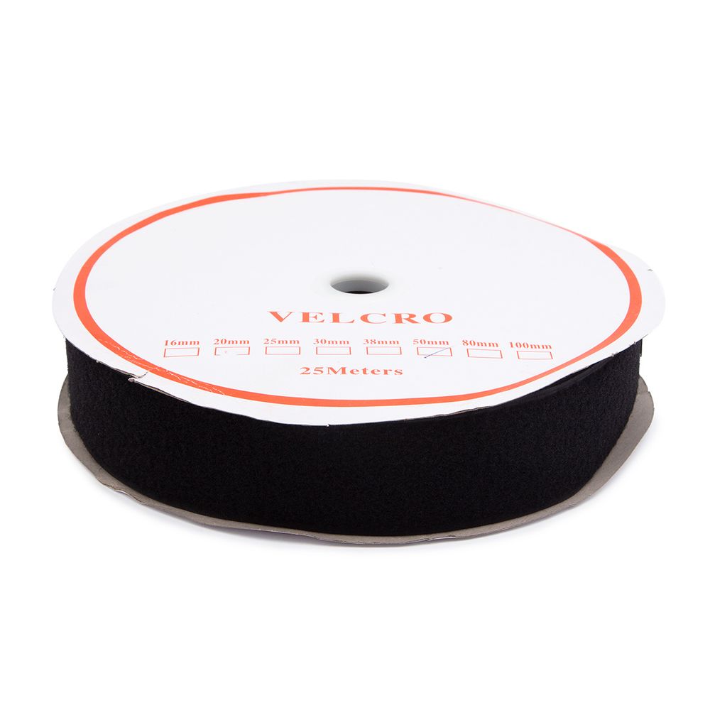 Лента контактная липучка (велкро) пришивная 25 мм / 25 метров, 6.8 г/м, 6130-3092, /петля/, кач."B"