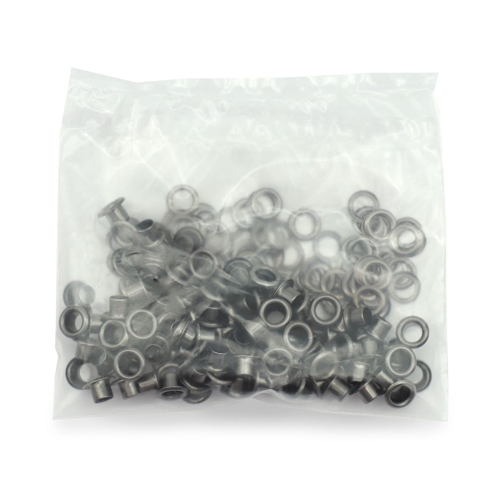 Люверсы металл ⌀_3.0 мм (внутр.), чер.никель, 100 шт, S090811, BIG