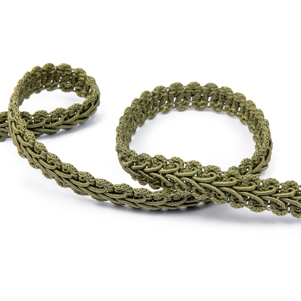 Тесьма декоративная Gamma Булет GBL-15 13 мм, 33 м,±0.5 м, 130 хаки