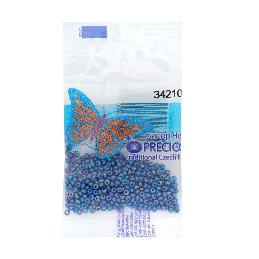 Бисер Preciosa 10/0 (2.3 мм), 50 г (10х5 г), цв. 34210