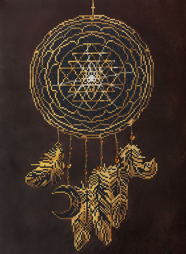 Алмазная (кристальная) мозаика Фрея, Ловец снов, 40х55 см