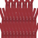 Молния трактор Arta Т6 (6 мм) 1 зам., разъем., 55 см, ОПТ. УП. 25 ШТ., 008 красный