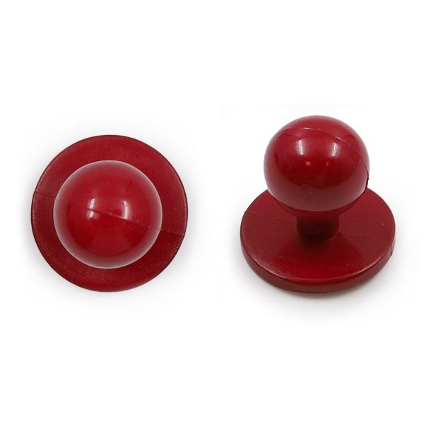 Пукля поварская, цветная, 10 мм (с520 бордо) П-10, 500 шт