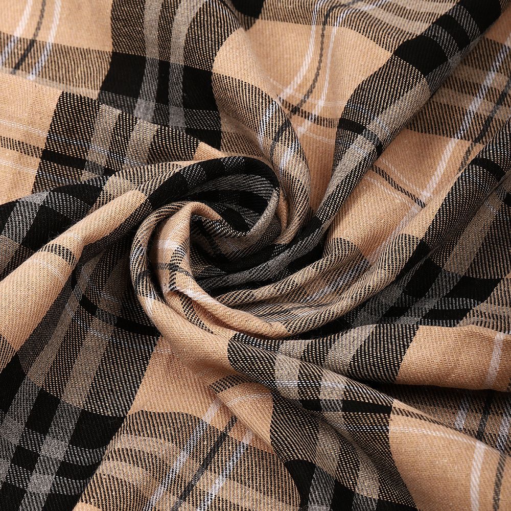 Фланель рубашечная 150 г/м², 150 см / 2 метра, TBY.Fl.T139.2, цв.139 бежевый