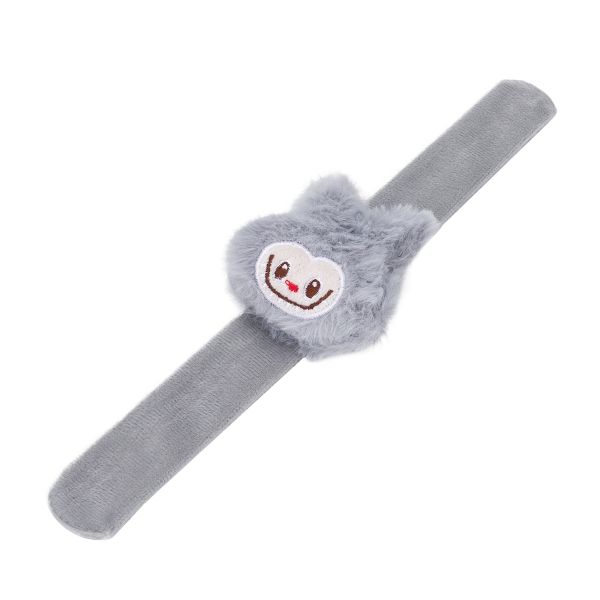 Браслет игольница монстрик серый 24 см