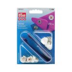 Кнопка рубашечная (джерси) имитация стежка 12.0 мм, красный Prym 390612