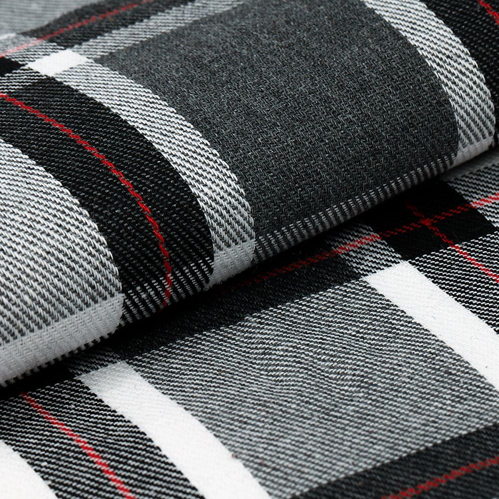 Фланель рубашечная 150 г/м², 150 см / 2 метра, TBY.Fl.T439.2, цв.439 черный