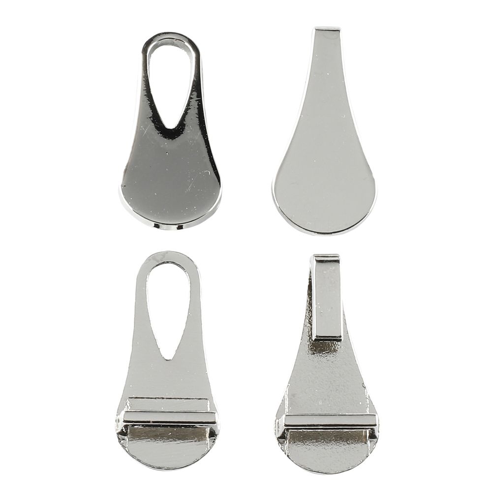 Крючки пришивные декоративные 12.3х47.6 мм, никель, 10 шт