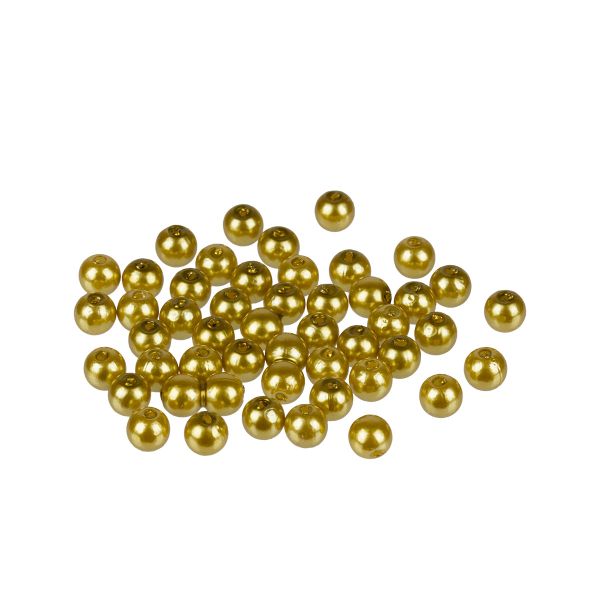 Бусины пластик ⌀6 мм, 50±2 шт, №17 оливковый, Zlatka PB-1