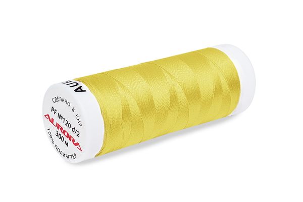 Нитки для креативных работ Aurora №120, 300 м, цв. PF501, 5 катушек