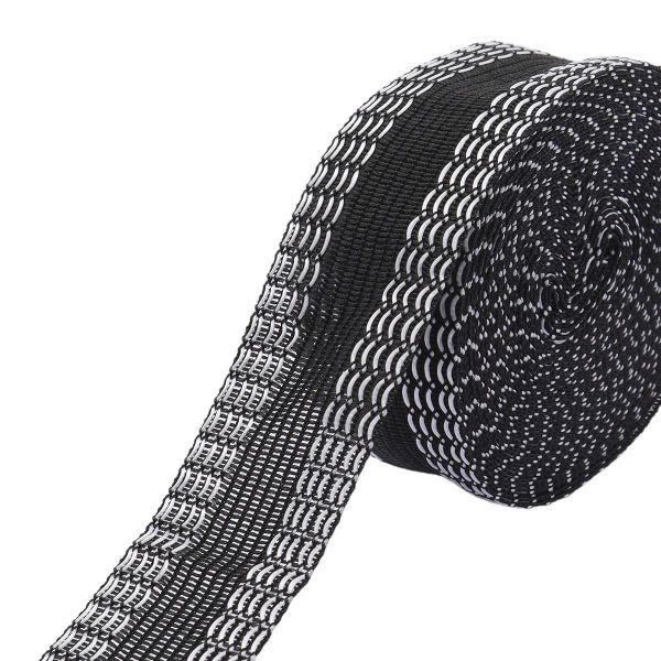 Кромка брючная клеевая тканая 25 мм / 5 метров, черный, 7210-9038