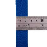 Тесьма (лента) киперная 20 мм / 50 метров, 6 г/м, 100% полиэфир, 20 синий