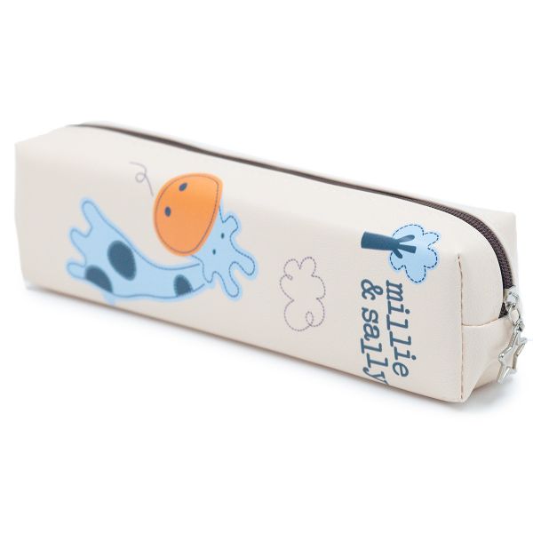 Пенал мягкий тубус Забавные животные, 3 бежевый, DV-13187