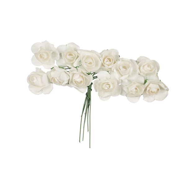 Цветы декоративные 23 мм, 72 шт, 02 белый лебедь (белый), Mr.Painter PFE-15