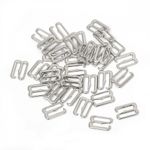 Крючки для бюстгальтера металл 10.0 мм, 910 цв.никель, уп.100 шт