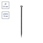 Булавки мини-гвоздики 1000 ±15 шт, сталь, в пласт. коробке, Gamma GZ-1000