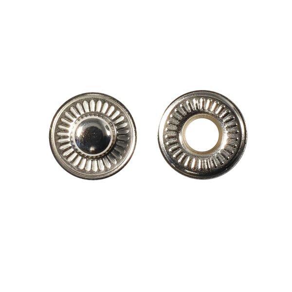 Часть кнопки Альфа (S-образная) ⌀11.5 мм (C-часть), 5/15 пруж. никель, 100 шт, S090510, BIG