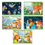 Альбом для рисования 100 г/м², A4 29х20.5 см, 12 л. на скобе, 10 шт, 000691 Дружные ребята, Светоч 12АЛСК4_1_3_9