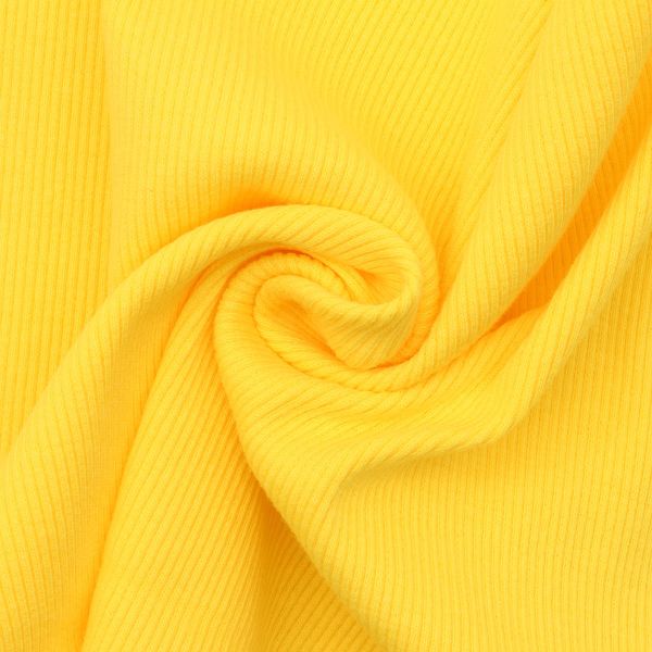 Кашкорсе с лайкрой 30/1,25х59см ±2см 95% х/б+5% лайкр, цв.желтый 9003