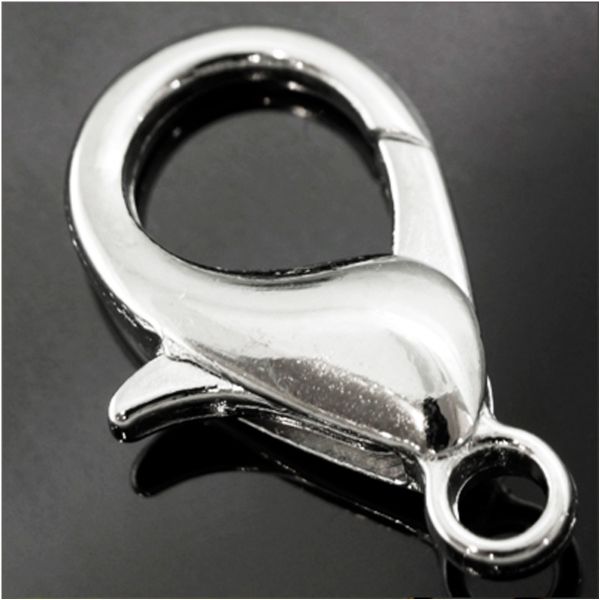 Замок карабин для бус, 10х5мм, уп. 5 шт Astra&Craft, MH.11195-2 серебро