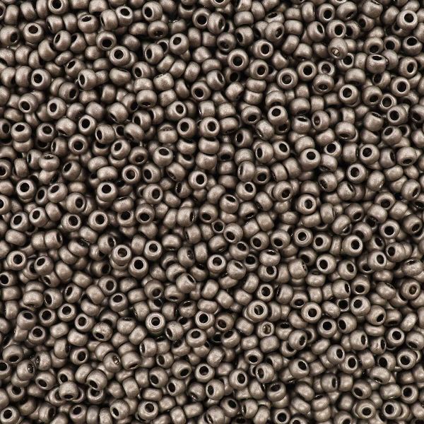 Бисер Preciosa металлик terra матовый, круг.отв., 100 г (5х20 г), (18549)331-39001/10/0