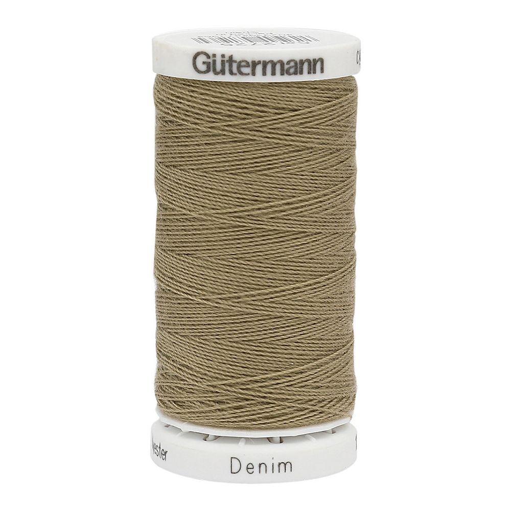 Нитки для джинсовых тканей Gutermann Denim 50, 100м, 2725 светлый хаки, 5 катушек