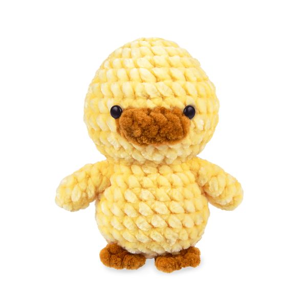 Набор для вязания игрушки Miadolla AMG-MN-0142, Уточка (велюр), 10 см