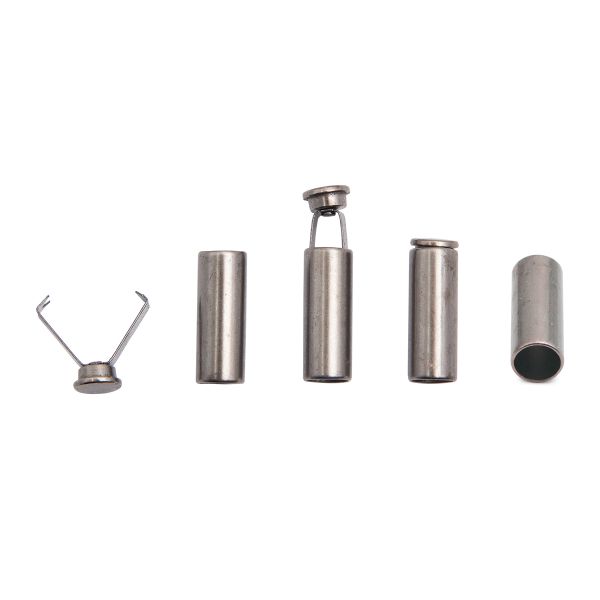 Наконечник для шнура металл 20,7х7 мм, металл, чер.никель, 6660-0073, 20 шт