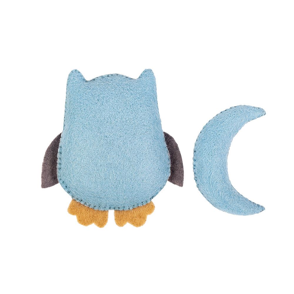 Набор для шитья игрушки Спящая совушка 10 см, Miadolla TF-0231