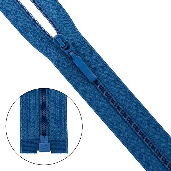 Молния спираль (витая) Arta Т5 (5 мм) 1 зам., разъем., 45 см, цв. 115 синий, уп.5 шт