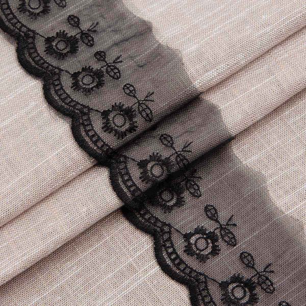 Кружево капроновое 53 мм / 13.71м, цв.черный