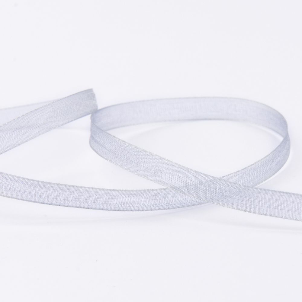 Лента капроновая (органза) _6.0 мм / 45.7 метров, 116 св.серый, Blitz OR-6