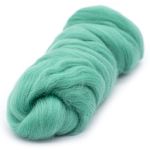 Шерсть для валяния Камтекс Лента для валяния п/тонкая 1х50 г, (25-28 мкр), 2.1 м, 025 мята, 614644-19